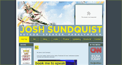 Desktop Screenshot of joshsundquist.com