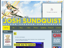 Tablet Screenshot of joshsundquist.com